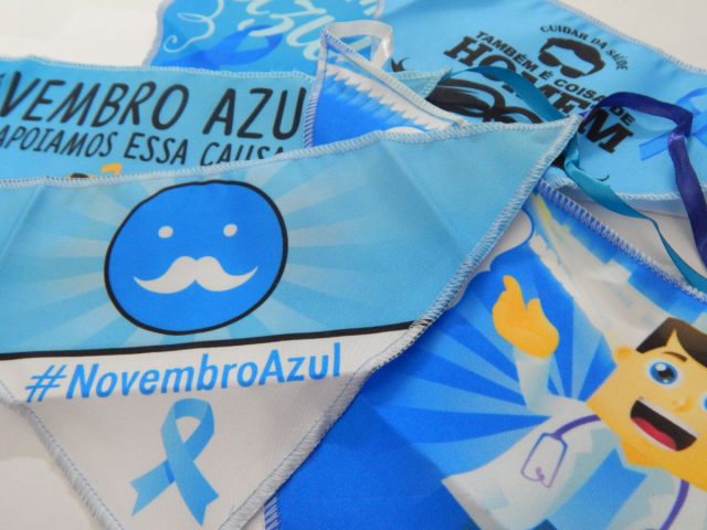 B406 BANDANA NOVEMBRO AZUL - 'M' / 'G' - 10 UN - Image 4