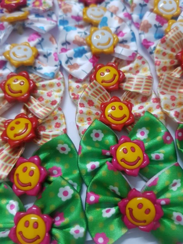 L101022 LAÇO FLORAL SORRISO - 30 UN