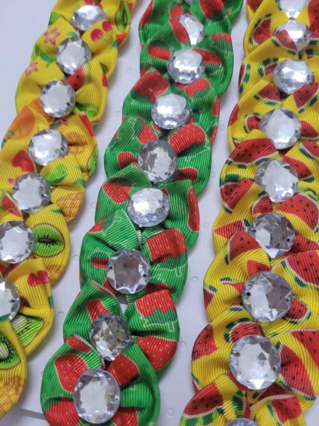L101030 LAÇO ESTAMPA FRUTAS - 30 UN