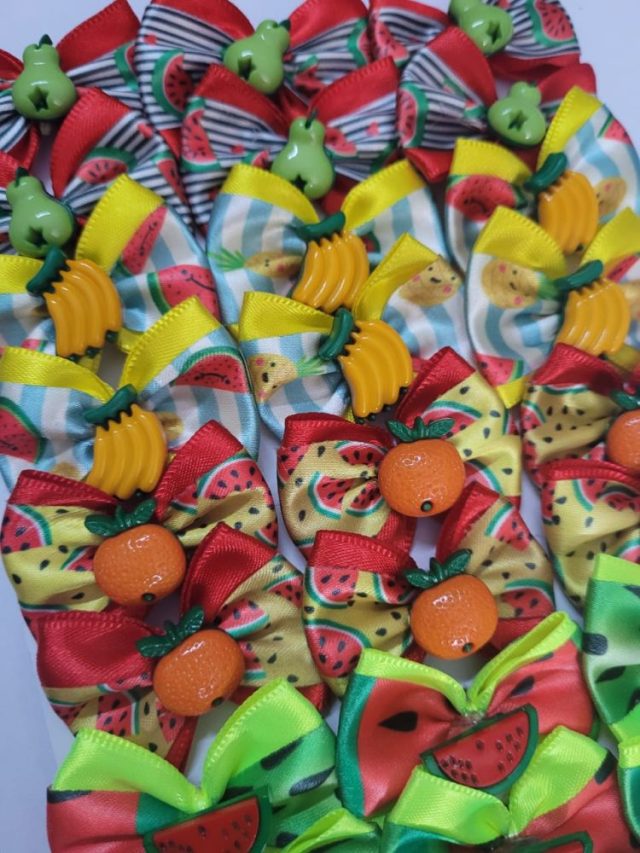L10102 LAÇO DUPLO FRUTAS - 30 UN