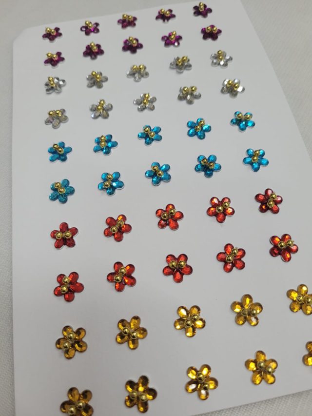 L0821 FLOR CRISTAL PEQ. COM LIGA - 50 UN