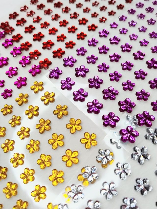 L19512 ADESIVO MULTIPLAS FLORZINHAS - 1 CART