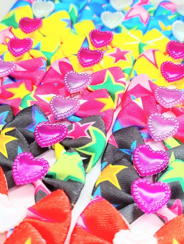 L101023 LAÇO DUPLO ESTRELA LOVE - 30 UN