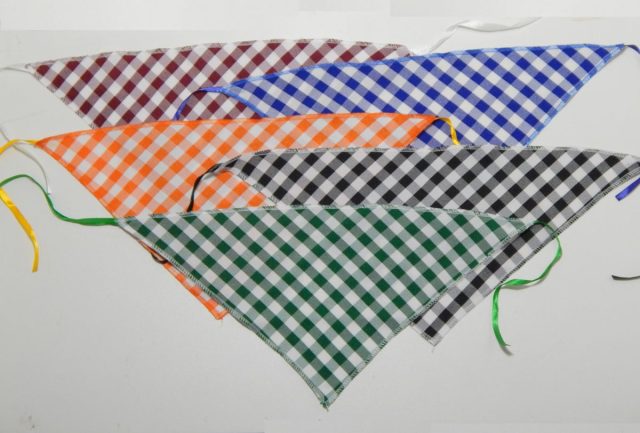 B362 BANDANA XADREZ - "G" - 10 UN