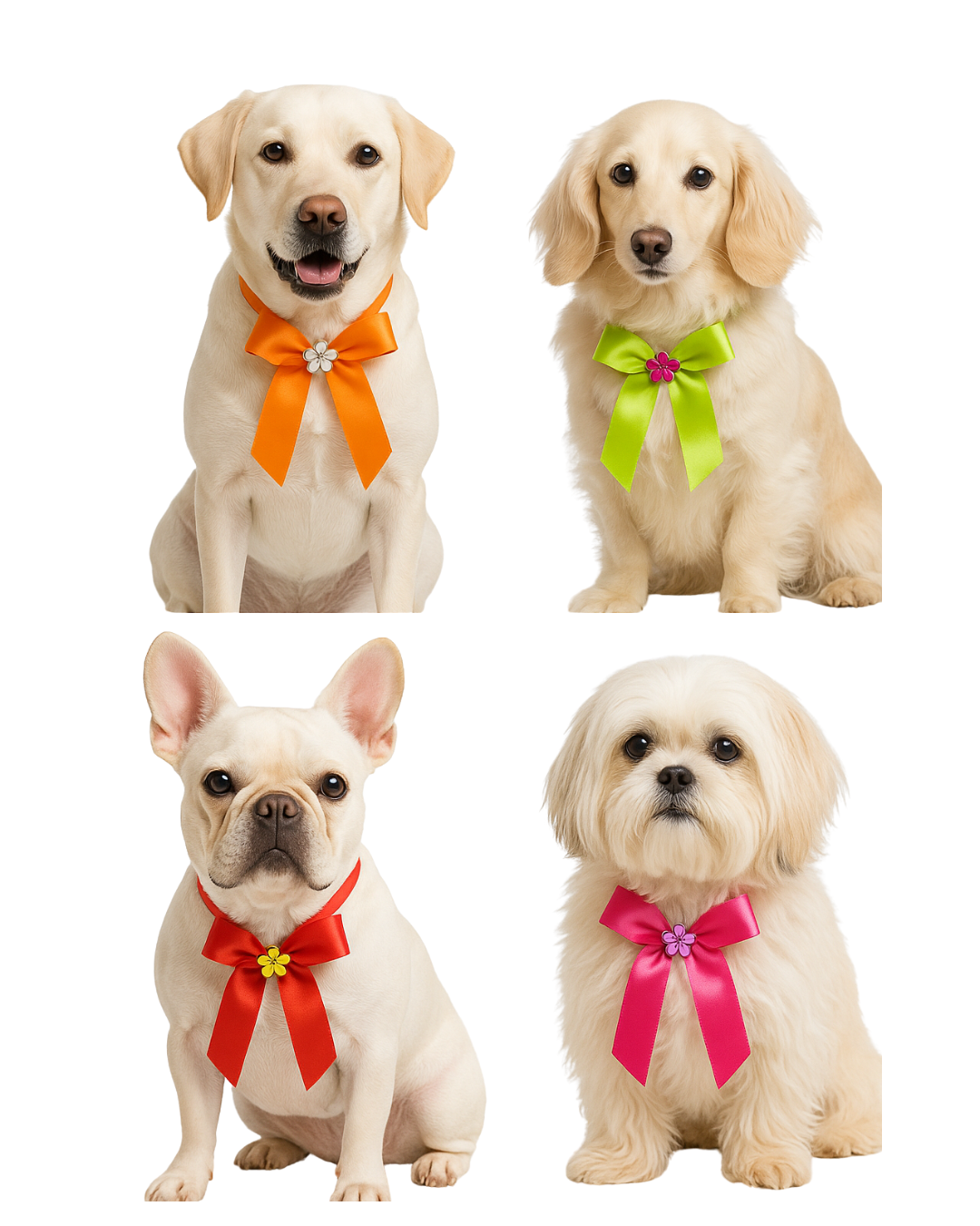 L11120 LAÇAROTE COM FLOR CRISTAL - 20 UN