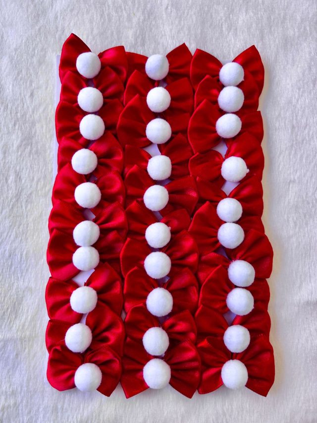 L5103 LAÇO VERMELHO COM POMPOM - 30 UN - Image 4