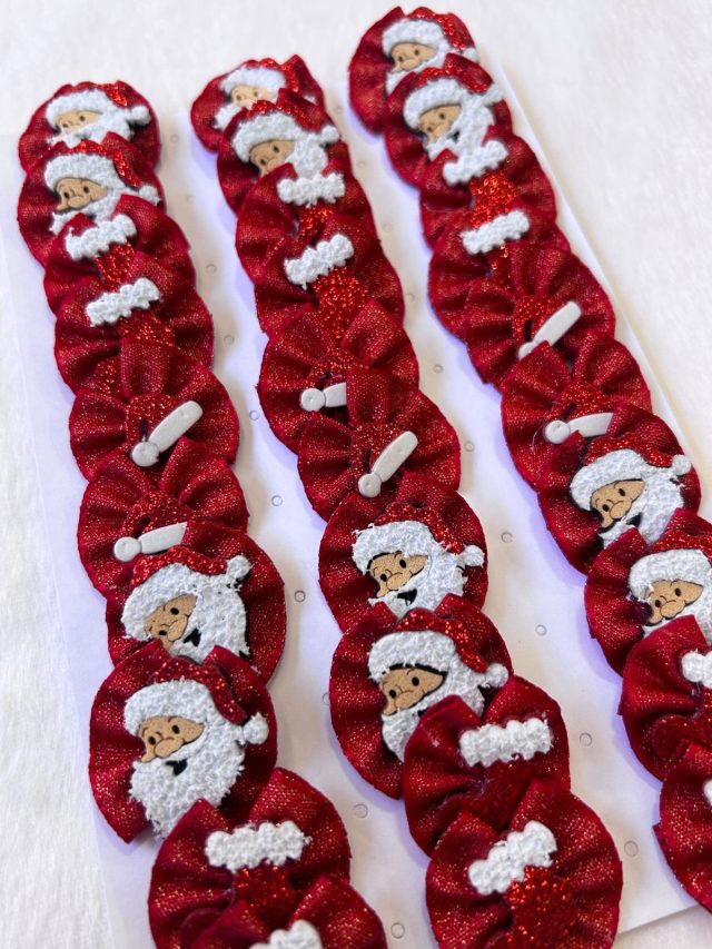 L563 LAÇO LUREX VERMELHO C/ENFEITES NATAL - 30 UN - Image 5