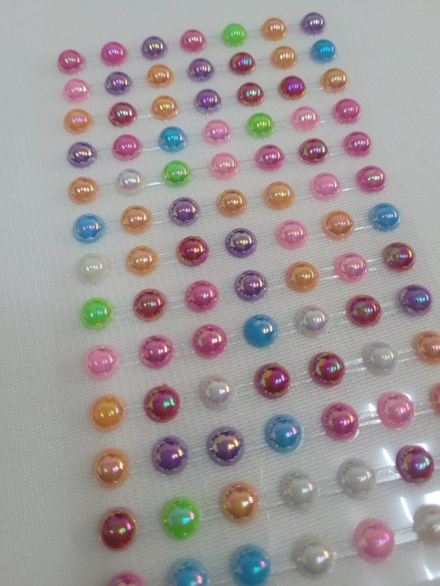 L19522 PIERCING/ADESIVOS PONTINHOS COLORIDOS -1 CART