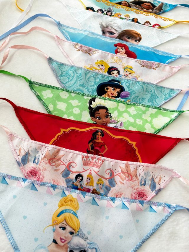 B1410 BANDANA PRINCESAS DISNEY 'PP/P/M/G' - 10 UN - Image 2