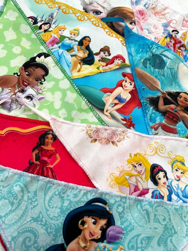 B1410 BANDANA PRINCESAS DISNEY 'PP/P/M/G' - 10 UN