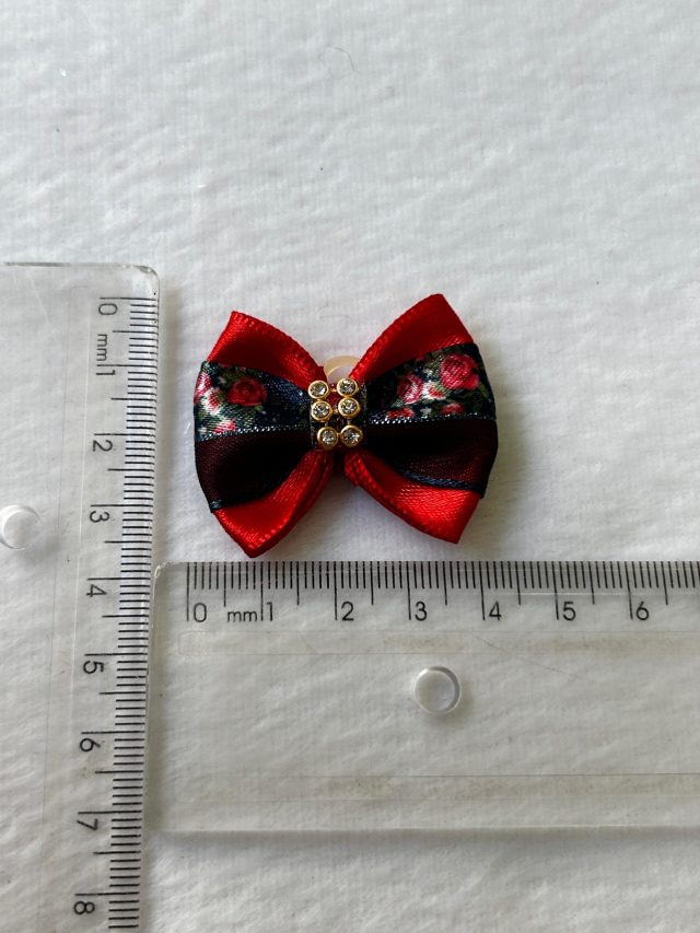 L101921 LAÇO DUPLO VOAL FLORAL C/STRASS - 30 UN - Image 5