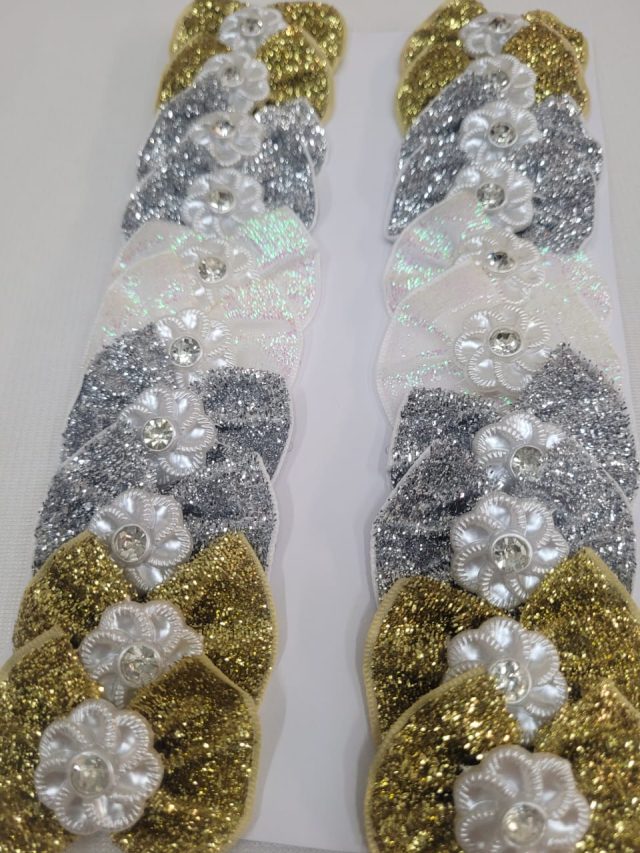 L5501 LAÇO GLAMOUR C/ROSA STRASS - 20 UN - Image 4