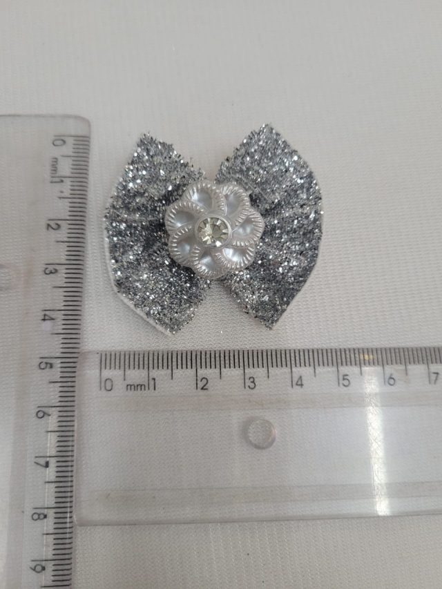 L5501 LAÇO GLAMOUR C/ROSA STRASS - 20 UN - Image 2