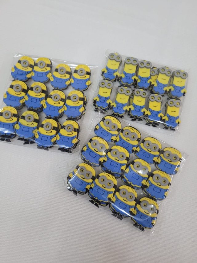L0124 ADESIVO EM E.V.A MINIONS - 20 UN