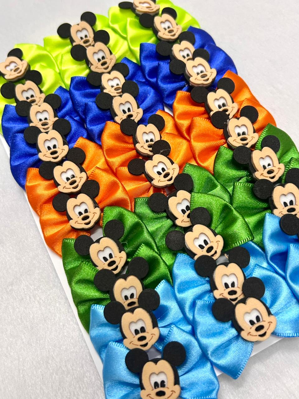 L10188 LAÇO EM CETIM C/MICKEY - 30 UN