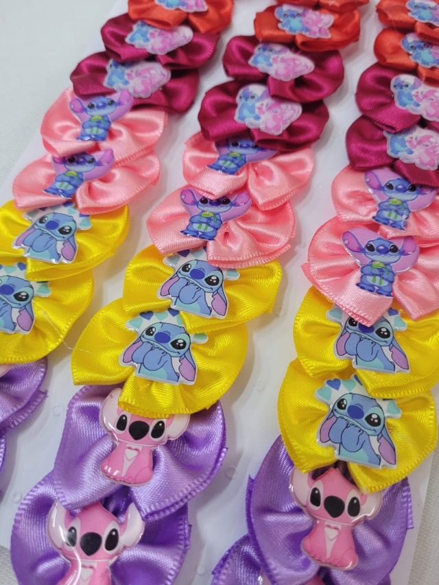 L10265 LAÇO CETIM LILO E STITCH - 30 UN