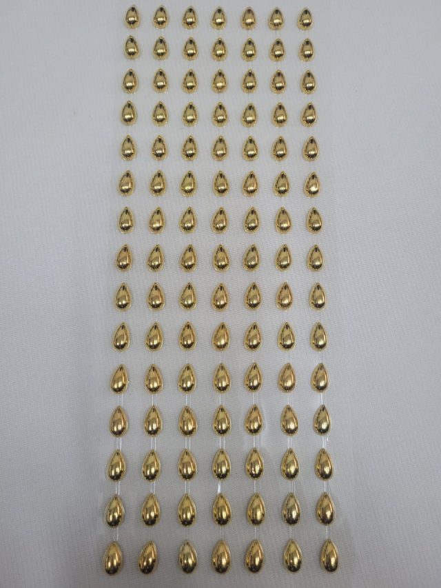 L19534 PIERCING/ADESIVO GOTA DOURADA - 01 CART - Image 4