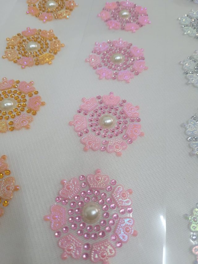 L19535 PIERCING/ADESIVO ROSA COROA - 1 CART - Image 7