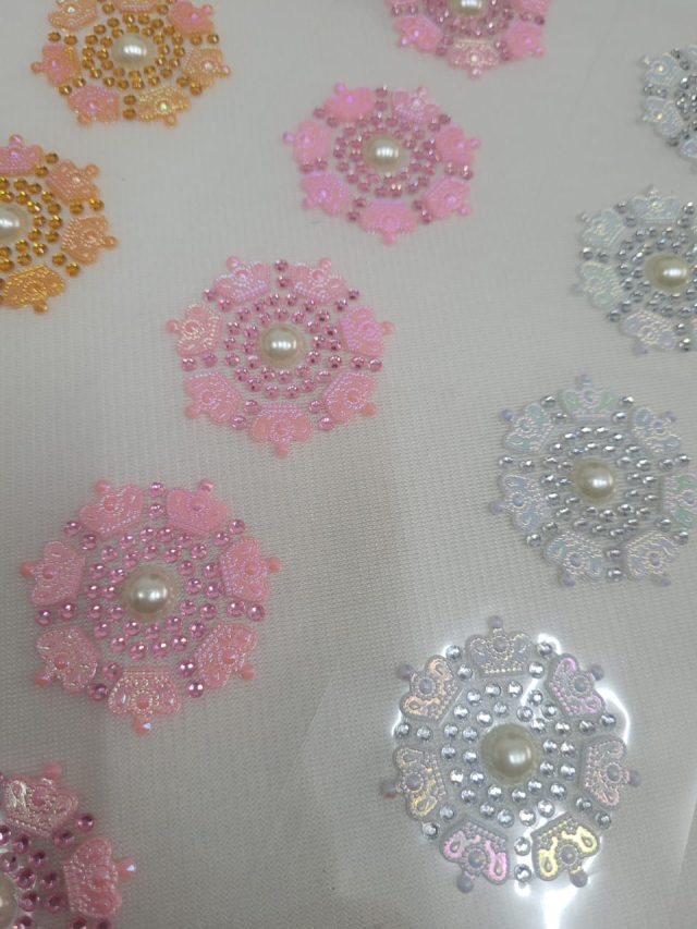 L19535 PIERCING/ADESIVO ROSA COROA - 1 CART - Image 8