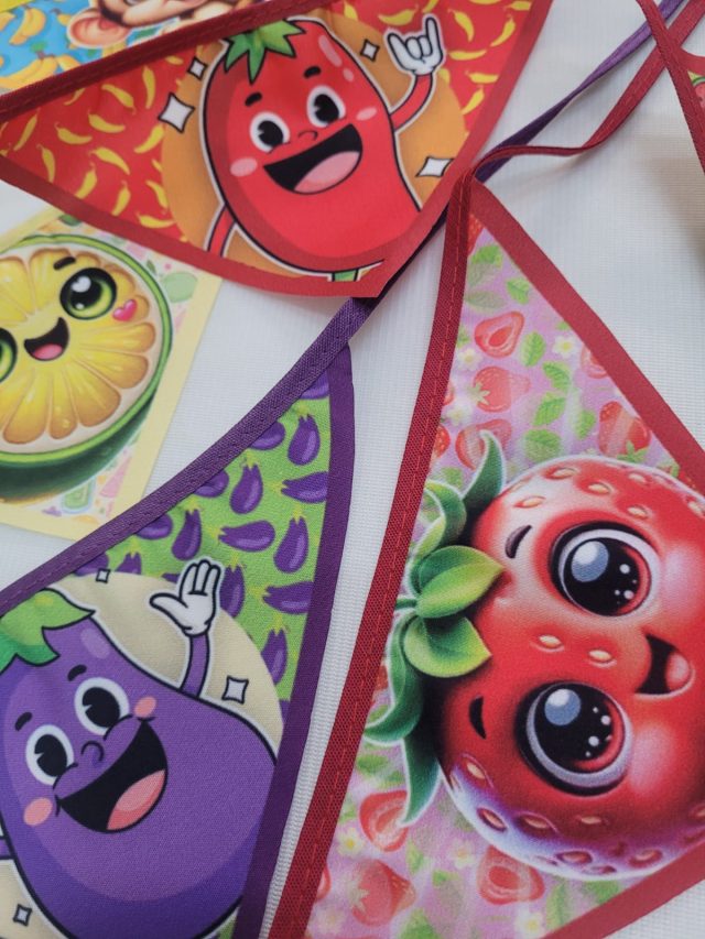 B4094 BANDANA FRUTAS - 10 UN - Image 5