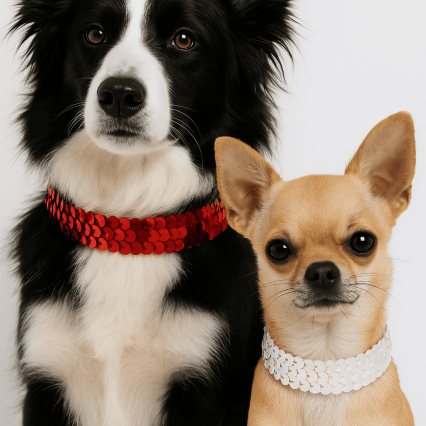 L0951 COLAR LANTEJOULA - 10 UN