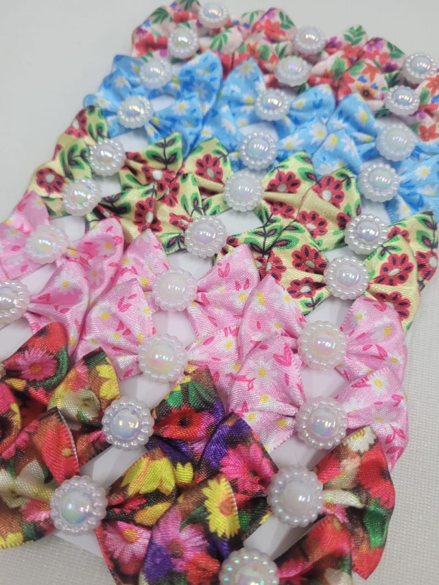L101055 LAÇO FLORAL - 30 UN