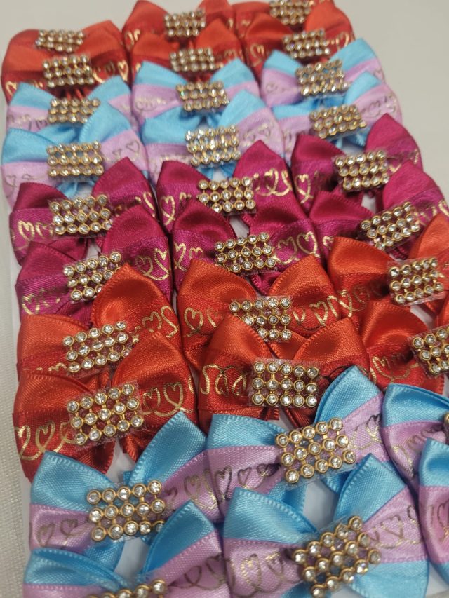 L11626 LAÇO DUPLO LOVE C/STRASS - 30 UN