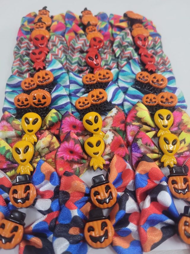 L11628 LAÇO ESTAMPADO ENFEITE HALLOWEEN - 30 UN