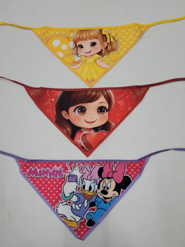 B454 BANDANA ESTAMPA MENINA - 10 UN - Image 7