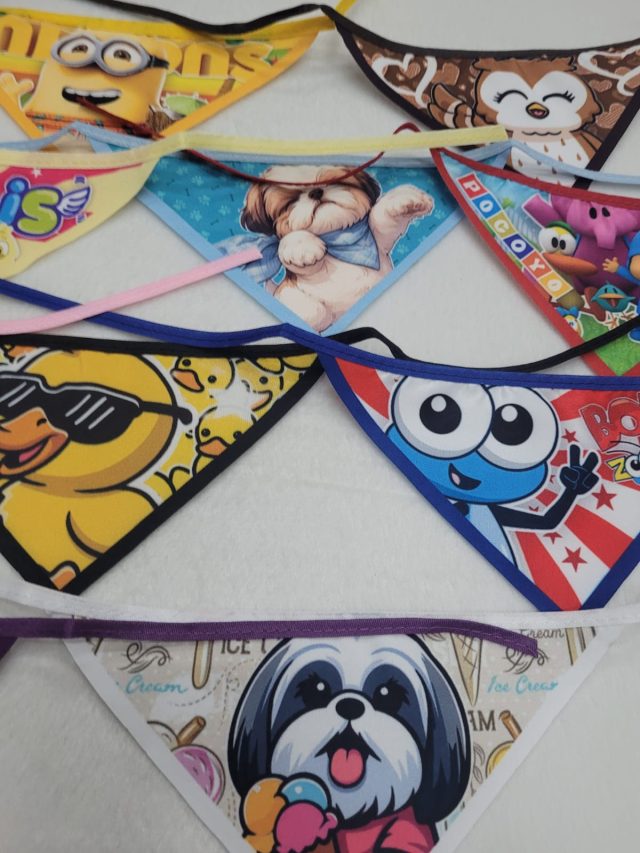 B455 BANDANA ESTAMPAS DIVERSAS - 10 UN - Image 2