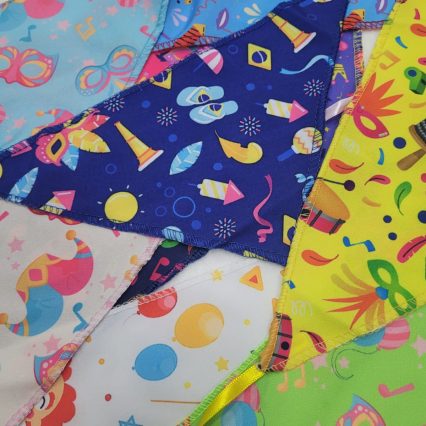 B7012 BANDANA ESTAMPA CARNAVAL  - 10 UN