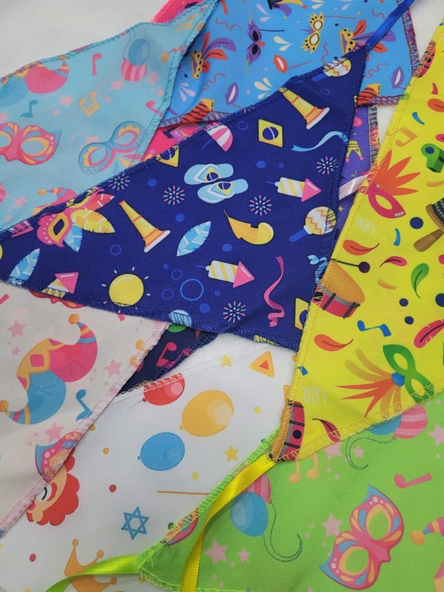 B7012 BANDANA ESTAMPA CARNAVAL  - 10 UN