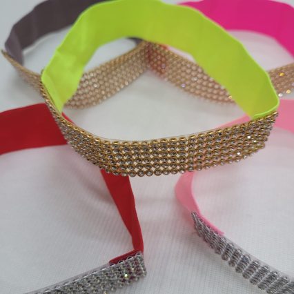 L088 GARGANTILHA STRASS - 15 UN