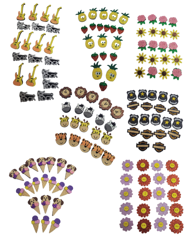 L011 ADESIVOS EM E.V.A - 20 UN
