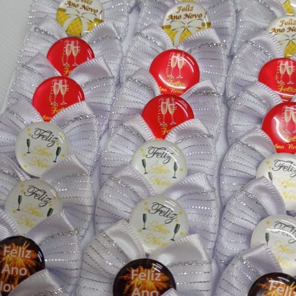 L584 LAÇO BRANCO C/FT DP PRATA - 30 UN