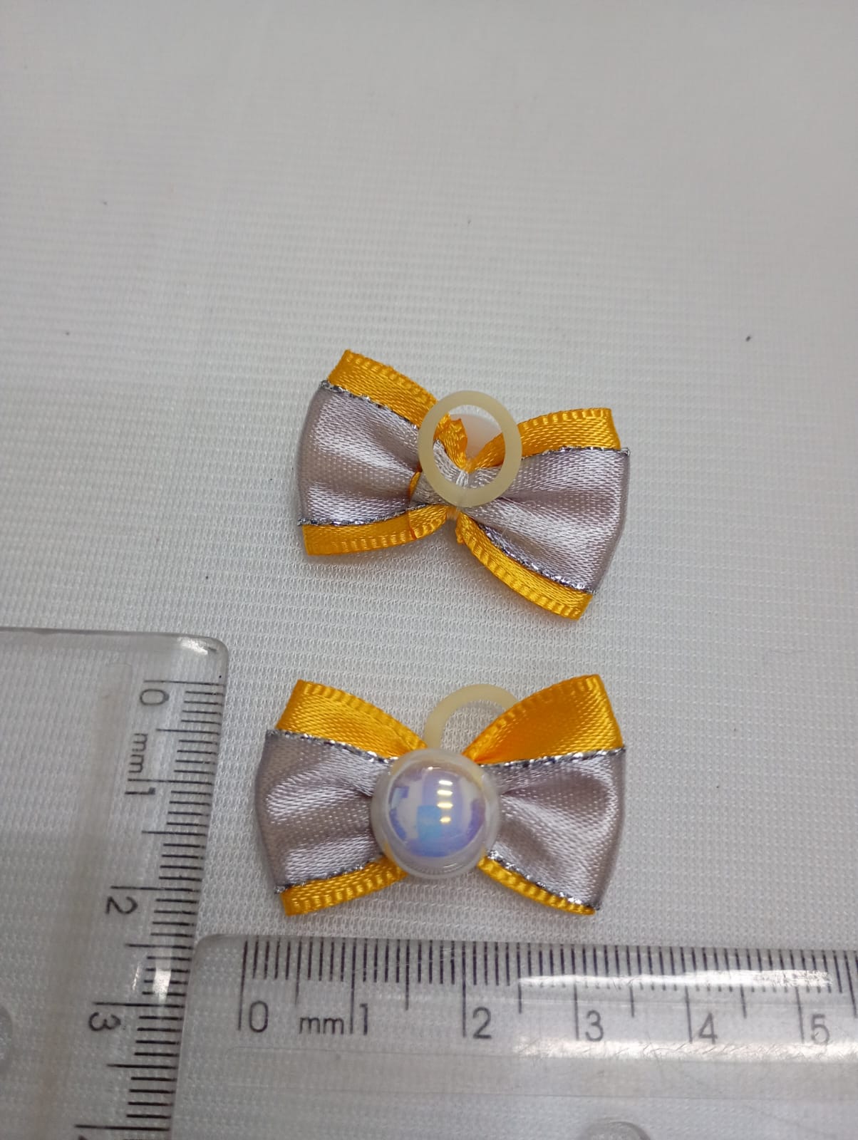 L10640 LACINHO DUPLO PRATA C/PÉROLA - 30 UN - Image 3