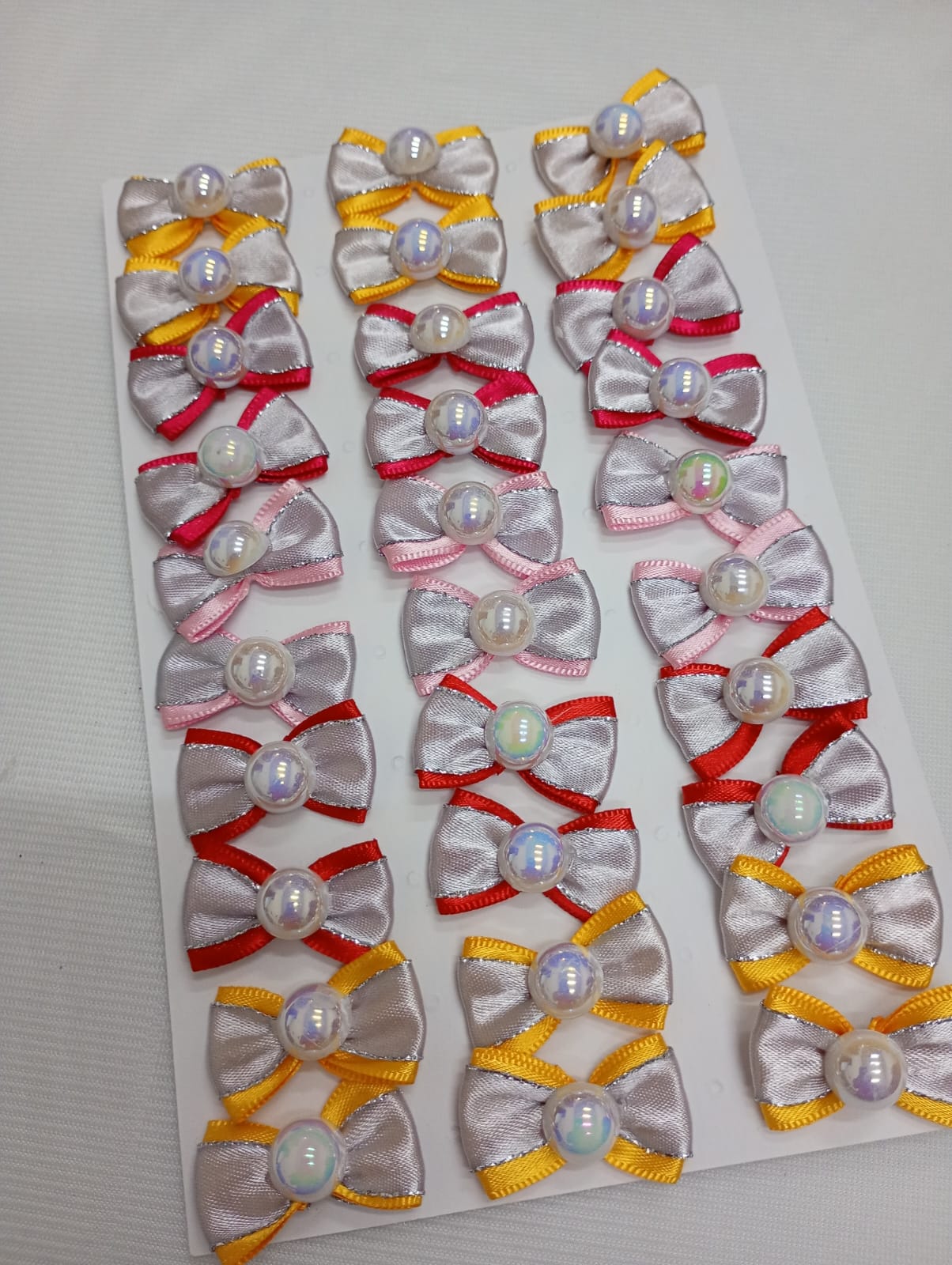 L10640 LACINHO DUPLO PRATA C/PÉROLA - 30 UN - Image 6