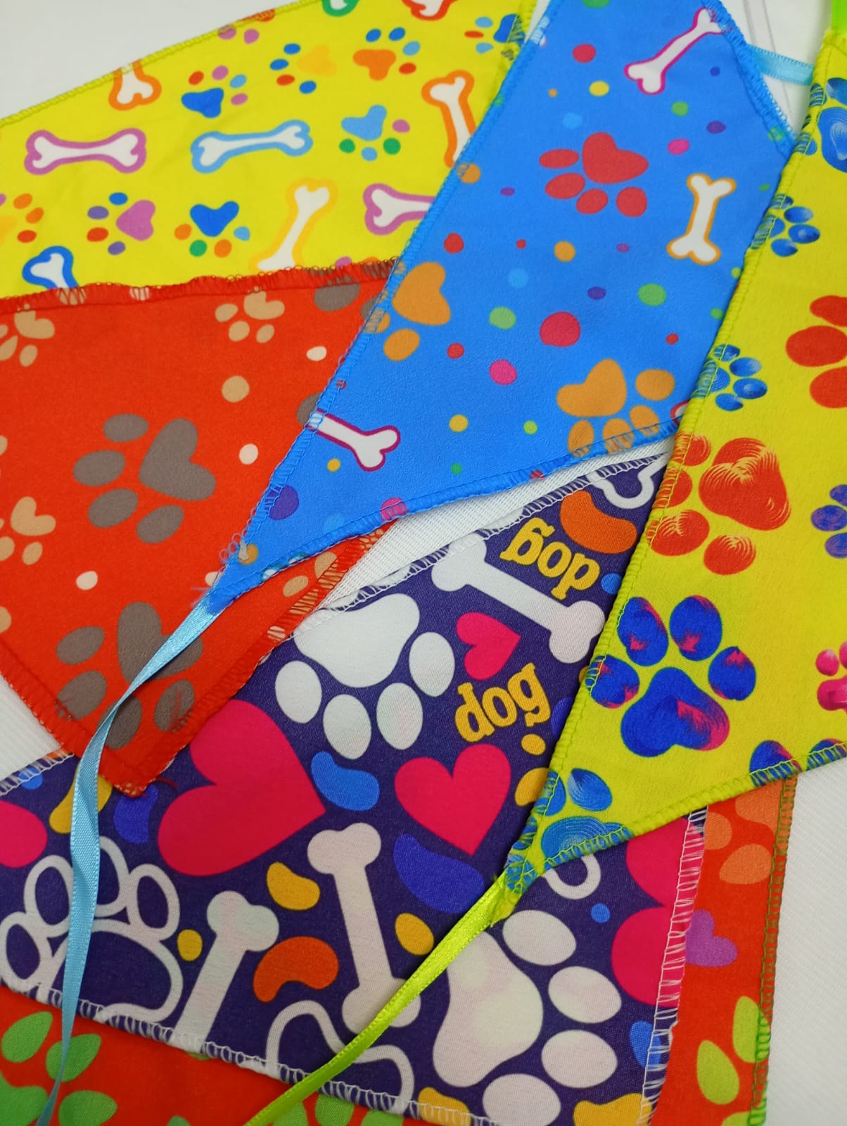 B144 BANDANA ESTAMPA PATINHA E OSSINHO - 10 UN - Image 3