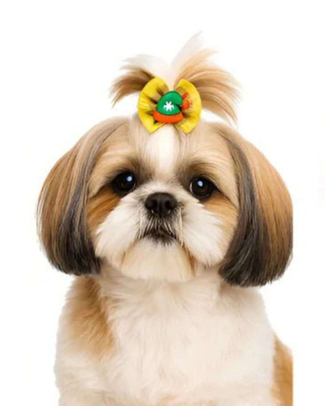 L5204 LAÇO GORG ESTAMPA NATAL C/GORRINHO - 30 UN