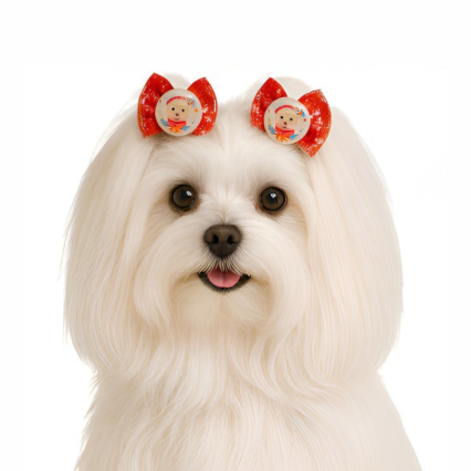 L5100 LAÇO FESTA C/ENFEITE NATAL - 30 UN