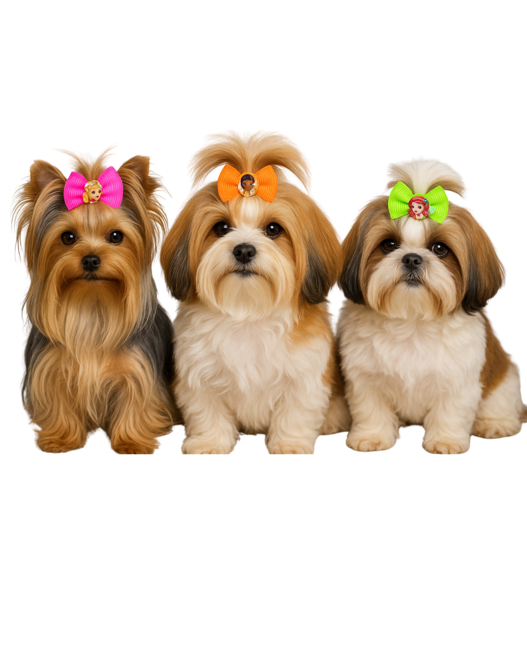 L11674 LAÇO GORG C/PRINCESAS - 30 UN