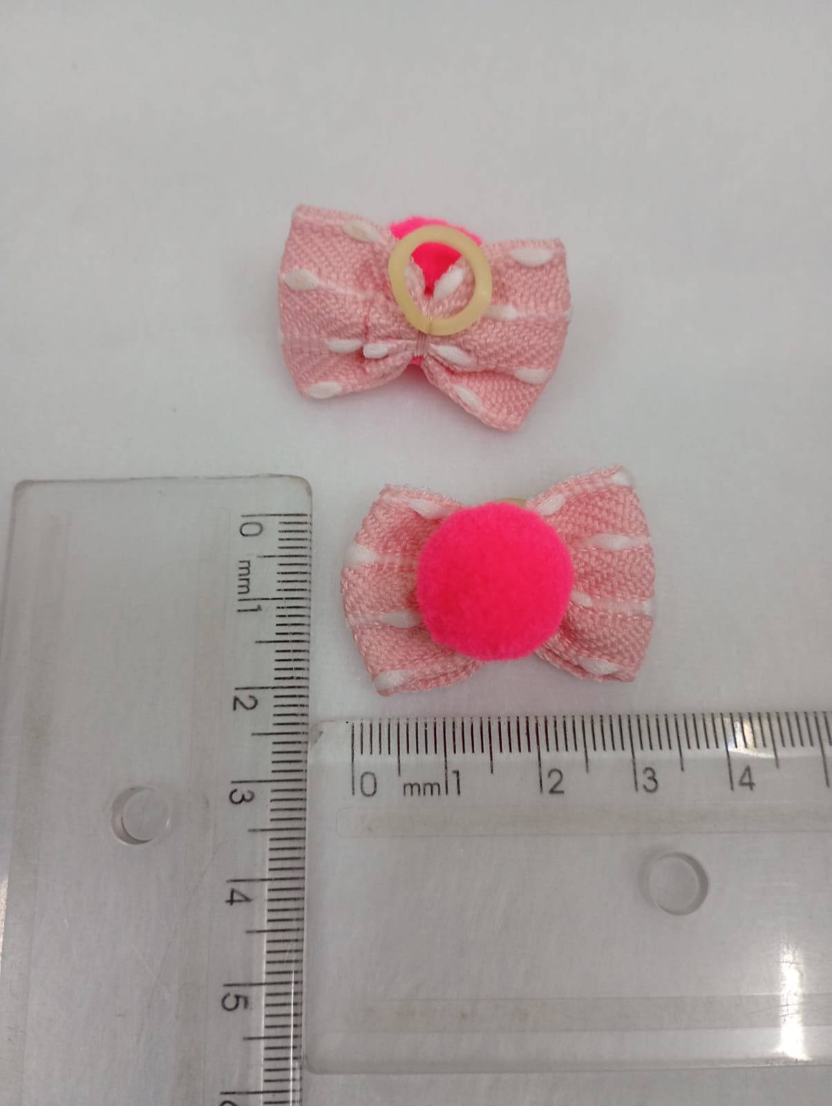 L10673 LAÇO GORG TRANSP C/POMPOM - 30 UN - Imagem 5