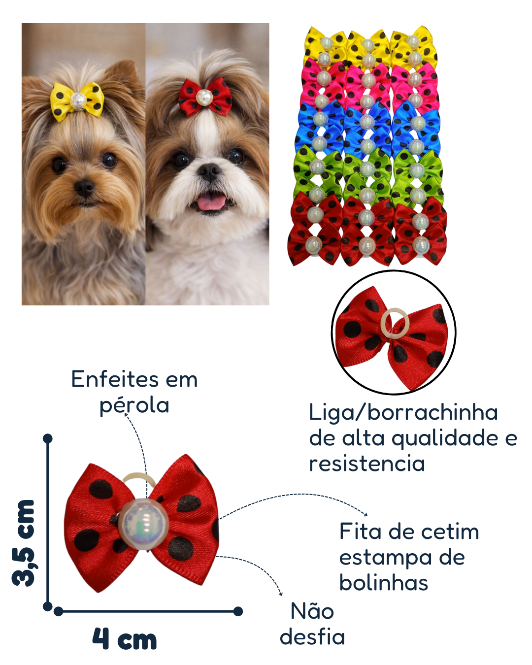 L101073 LAÇO POA C/PÉROLA - 30 UN - Imagem 2