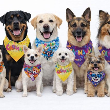 B7015 BANDANA CARNAVAL  SEM COSTURA - 10 UN