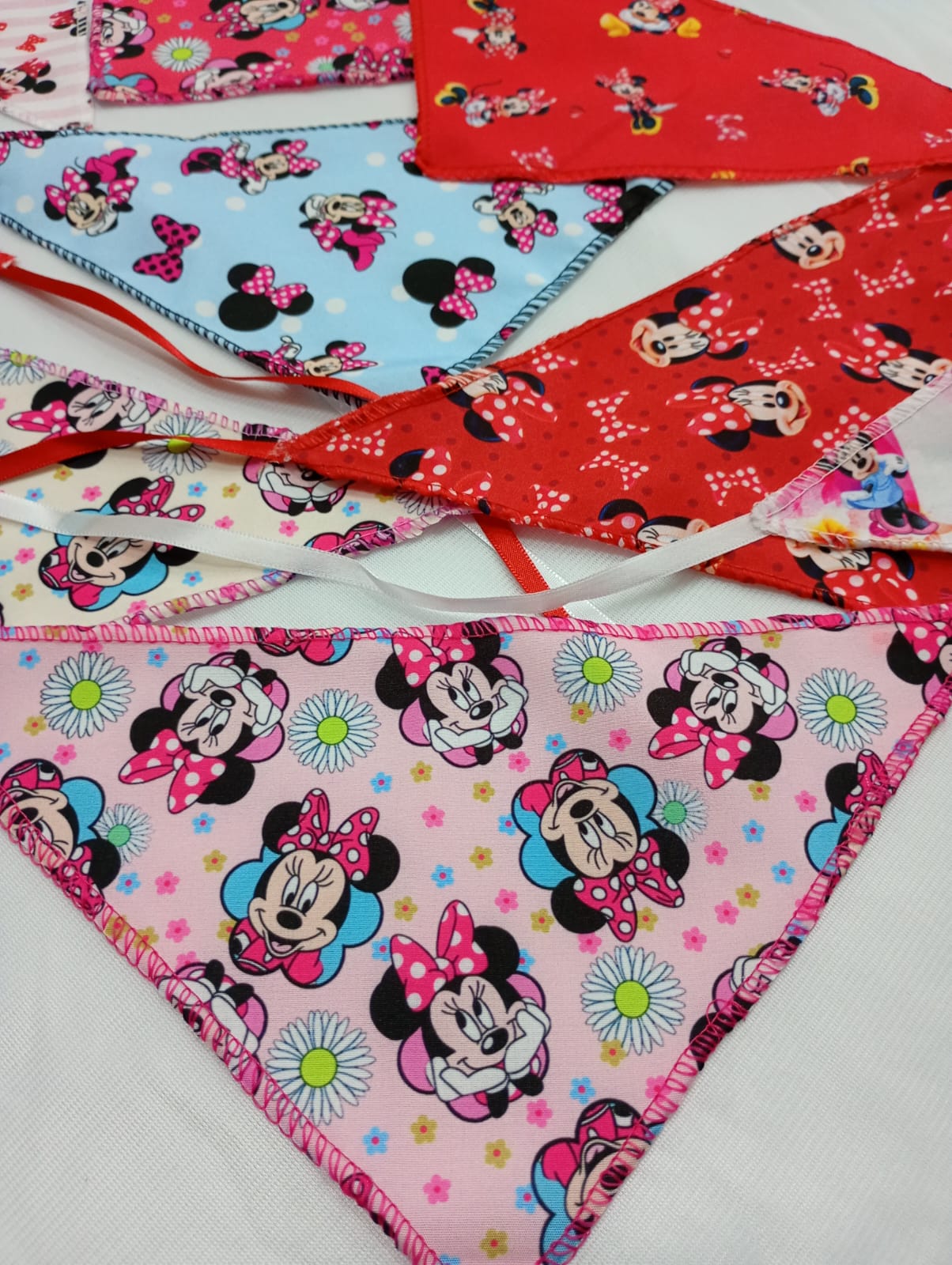 B145 BANDANA ESTAMPA MINNIE - 10 UN - Imagem 4