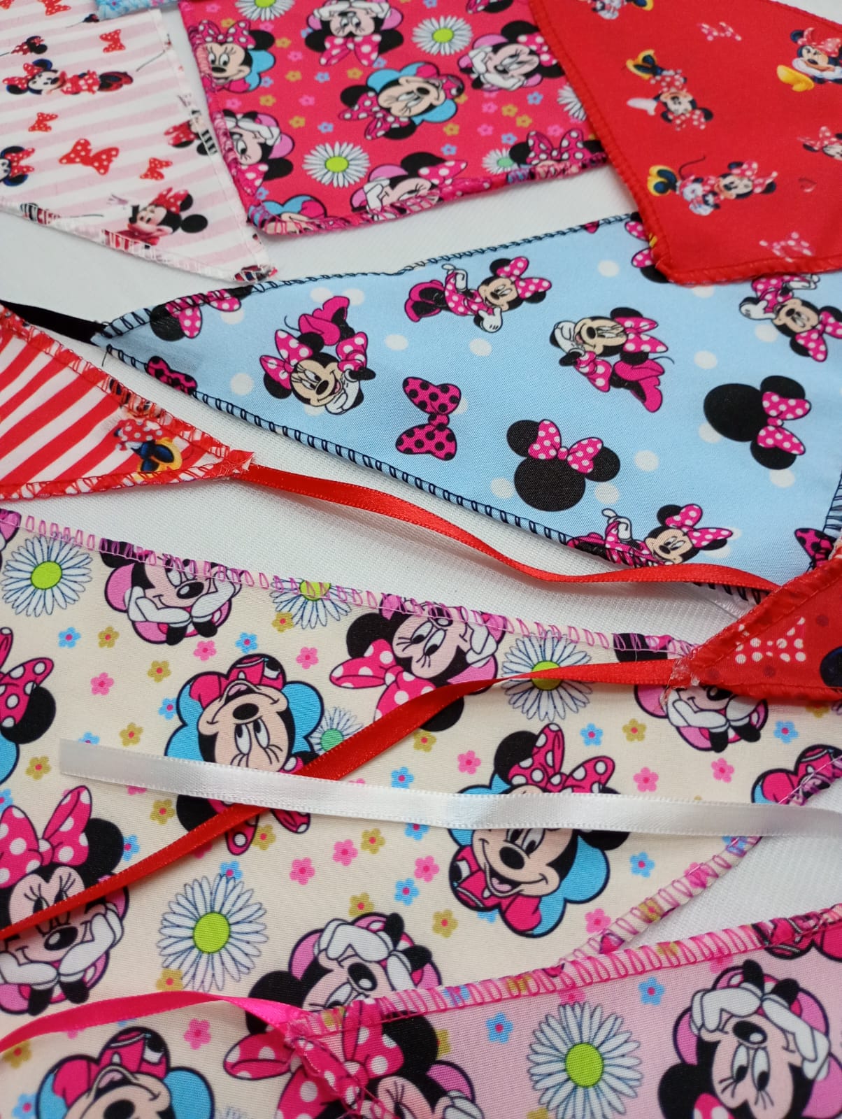 B145 BANDANA ESTAMPA MINNIE - 10 UN - Imagem 6