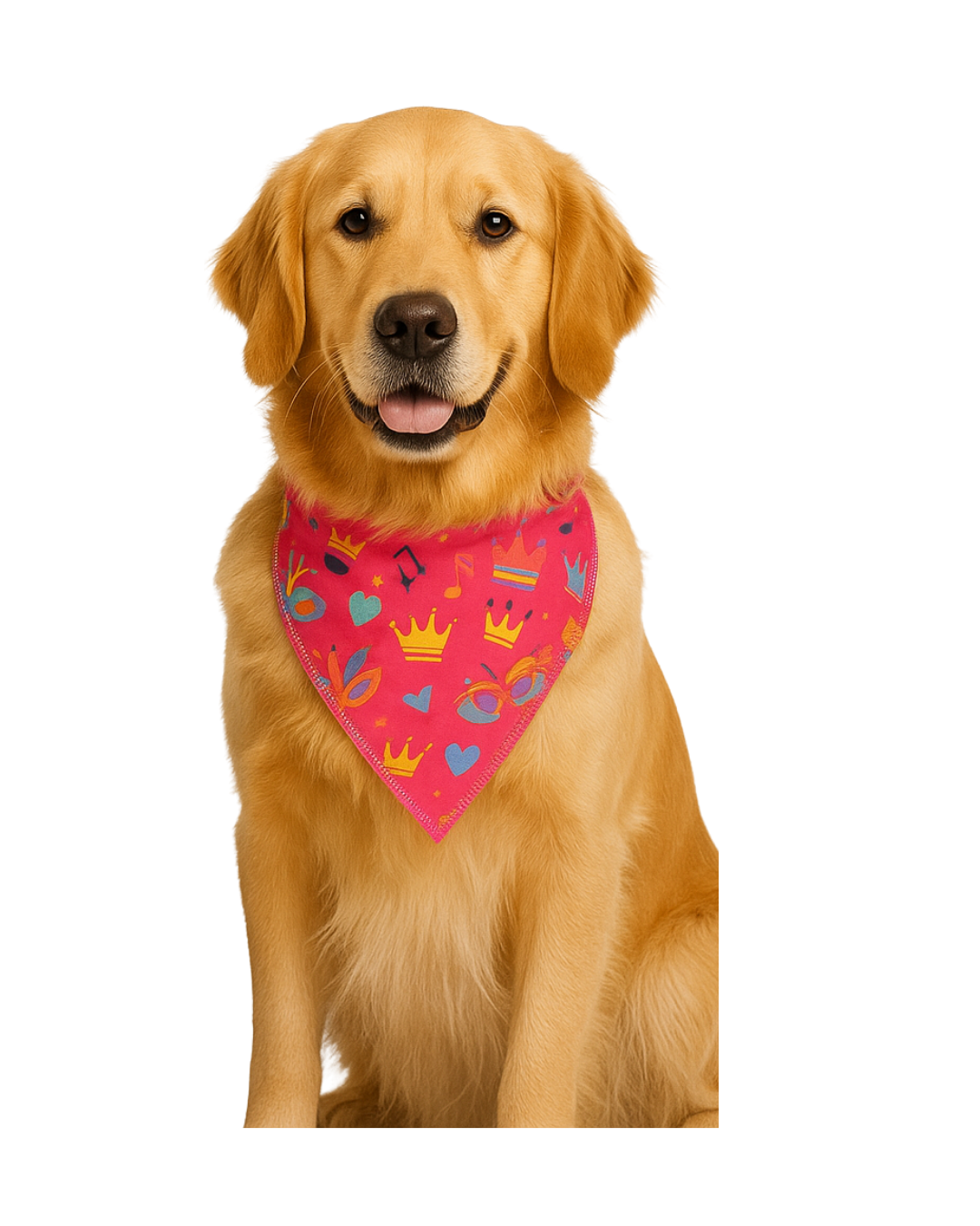 B70140 BANDANA ESTAMPA CARNAVAL 'GG' - 10 UN