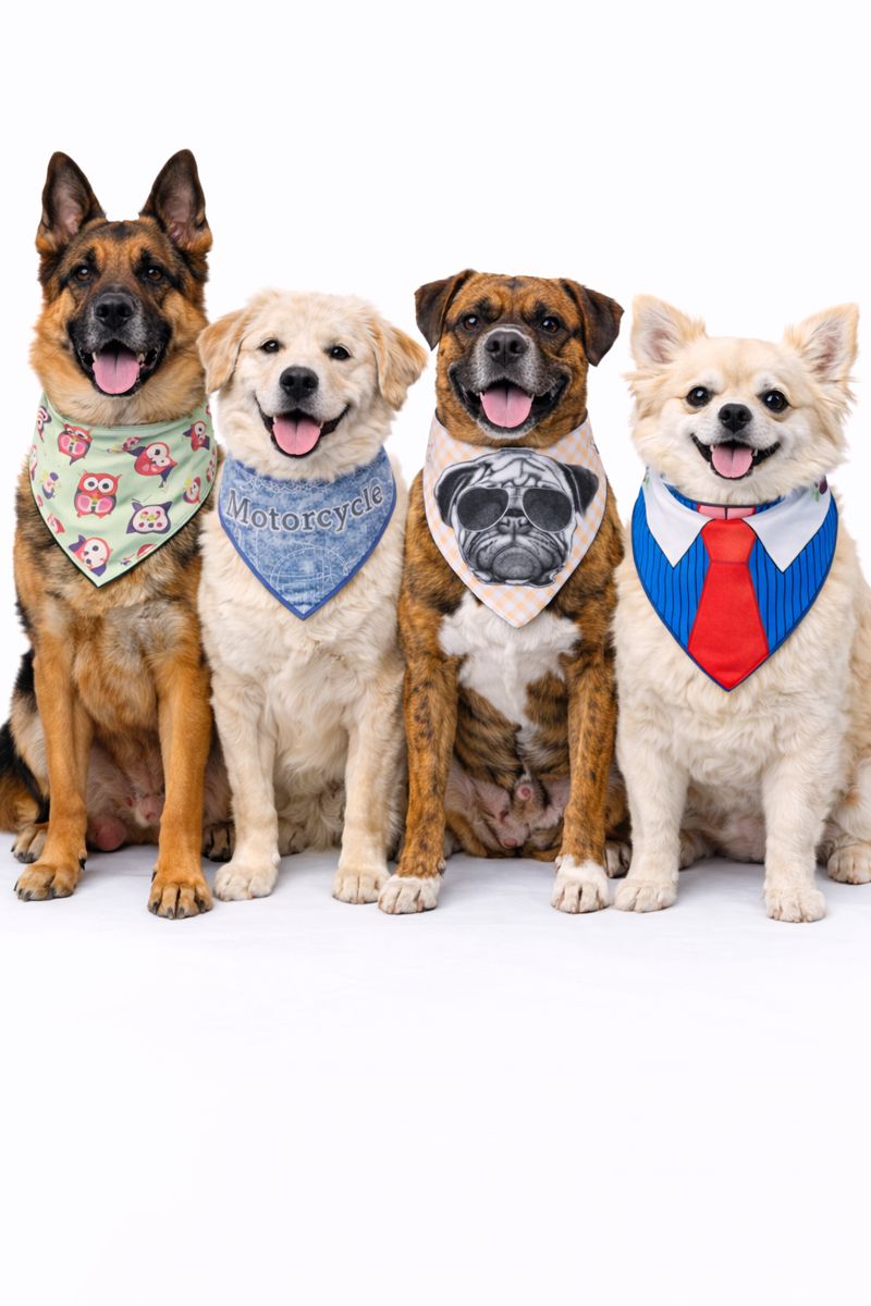 B4182 BANDANAS ESTAMPAS DIVERSAS - 10 UN