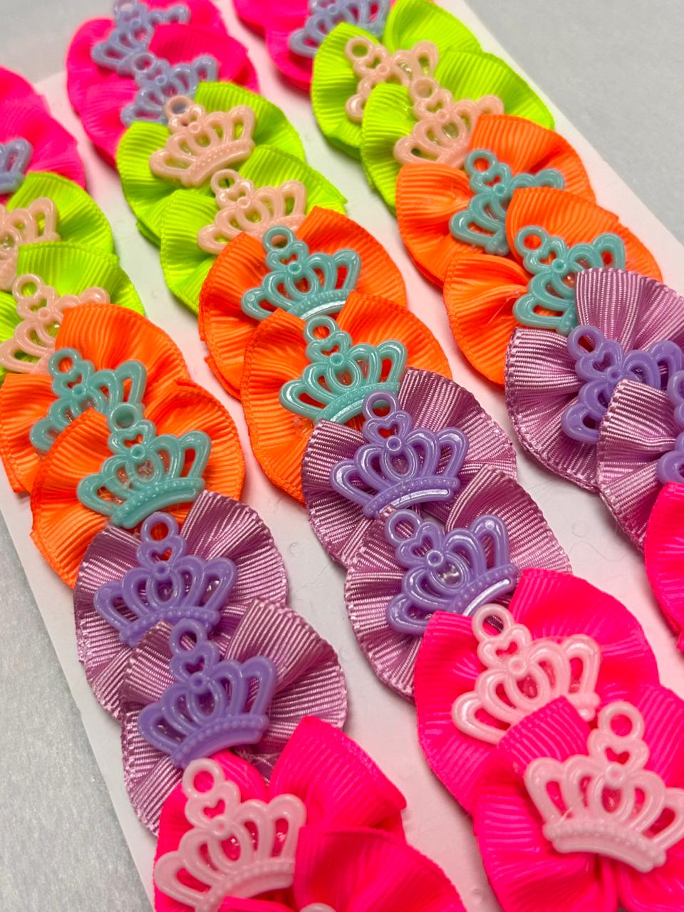 L11677 LAÇO GORGURÃO NEON C/COROA - 30 UN - Imagem 3