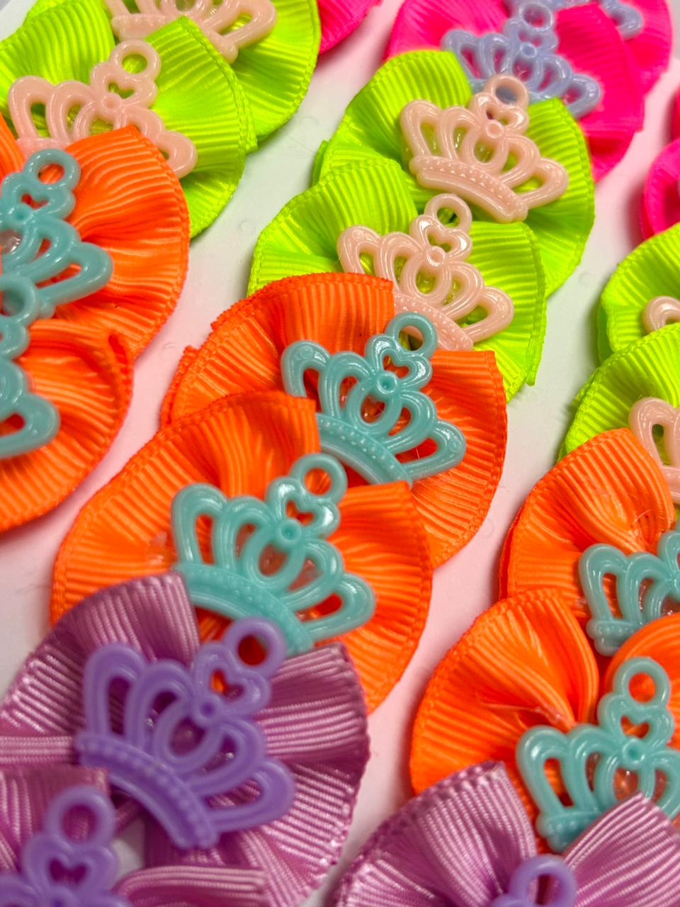 L11677 LAÇO GORGURÃO NEON C/COROA - 30 UN - Imagem 4